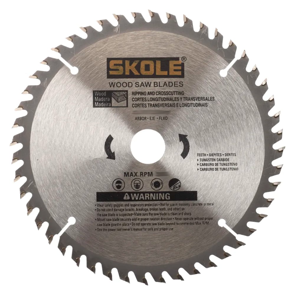 Изображение товара Пильный диск по дереву SKOLE 185 мм 24 зуба с переходным кольцом