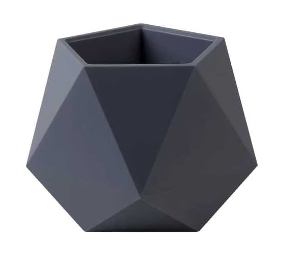 Изображение товара Кашпо bmc Абремо Антрацит d10 см, h13 см, 0.72л КШ 1750 073303
