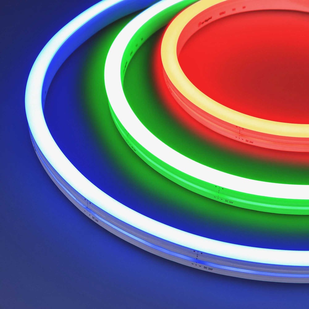 Изображение товара Гибкая RGB светодиодная лента Arlight WAVE-SIDE-PU-H120-06x12mm 24V для улицы