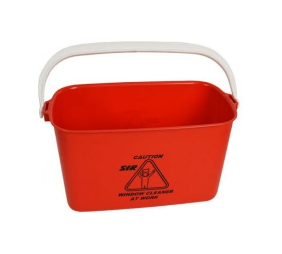 Изображение товара Ведро для мойки окон SYR прямоугольное, красное 821102
