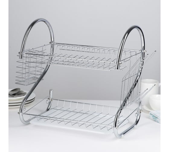 Изображение товара Сушилка для посуды Доляна S Стойка 40х23,5х34 см 3826565