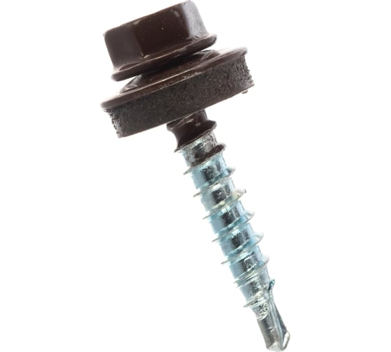 Изображение товара Кровельный саморез Госкреп 4,8х51 RAL 8017 коричневый шоколад, 200 шт., б.пл.конт. 1150 мл 1-0036332