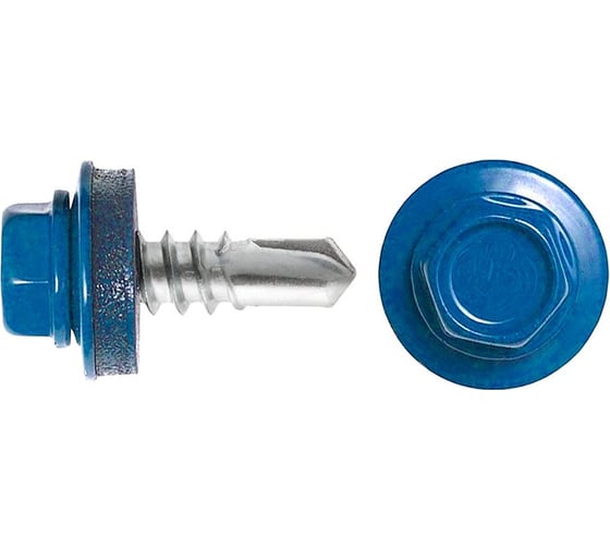 Изображение товара Кровельный саморез Госкреп 5,5х19 RAL 5005 ярко-синий, 300 шт., б.пл.конт. 1150 мл 1-0036341