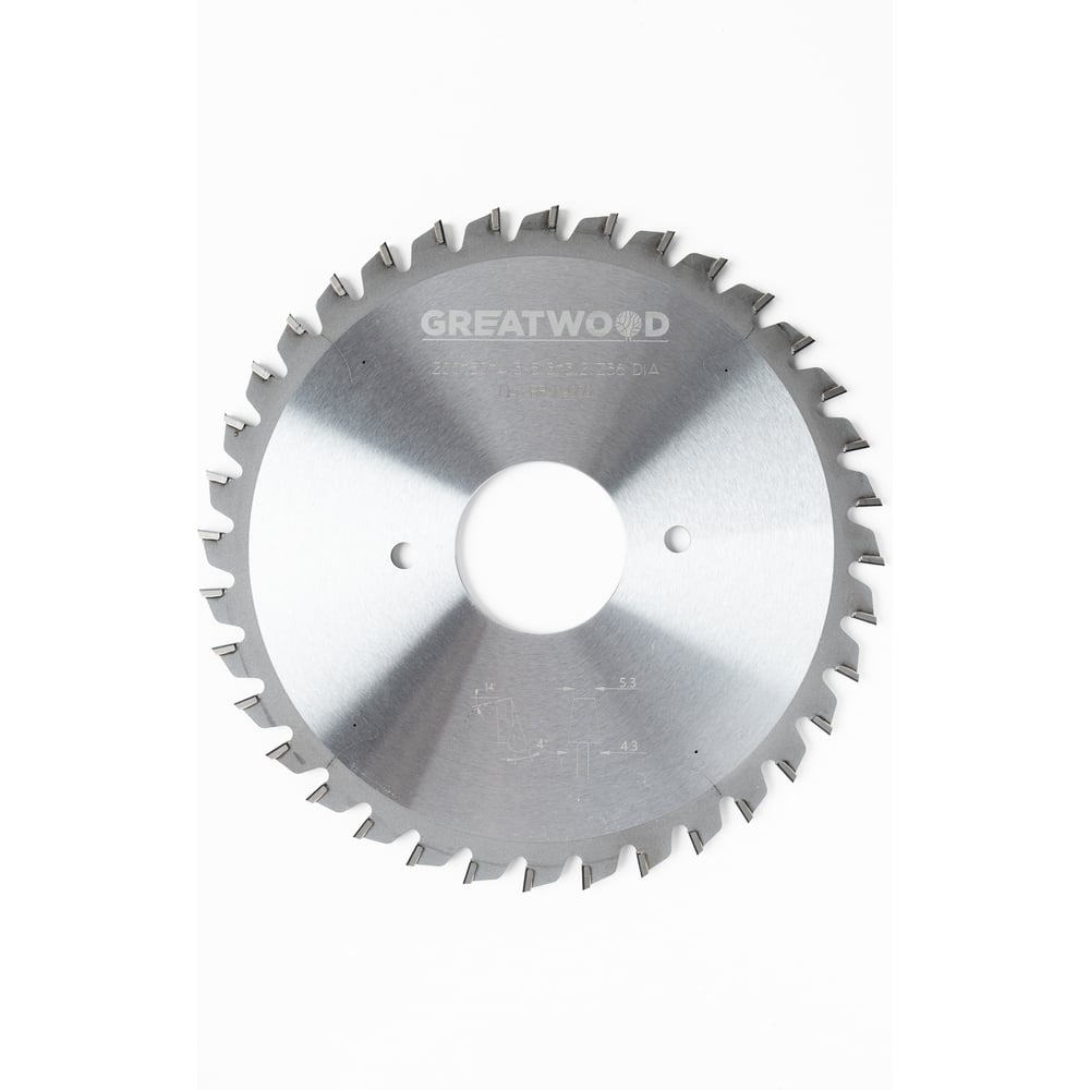 Изображение товара Дисковая пила GREATWOOD 200x50x4.3-5.3/3.5 z36 для дерева