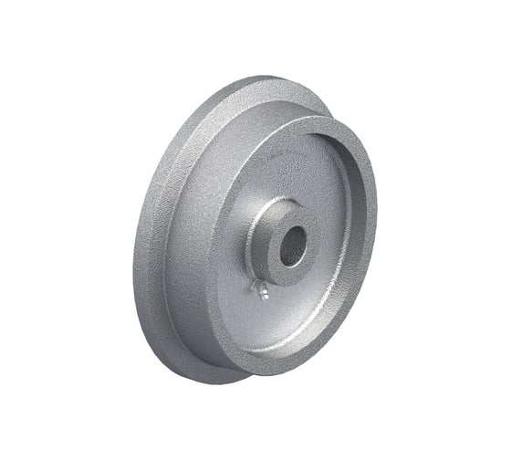 Изображение товара Большегрузные одноребордные колёса "КубаньЛитМаш" из чугуна SPK 200G