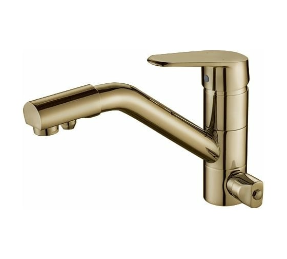 Изображение товара Смеситель для кухни Potato с длинным изливом и с краном для питьевой воды P4409-2