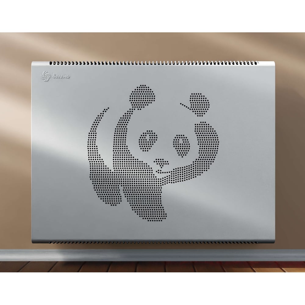 Изображение товара Дизайн-радиатор Sereno SLK-SBL-500-850-9003-PANDA-CHE белый алюминий для настенного монтажа