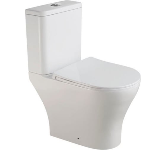 Изображение товара Унитаз напольный Stella Polar торнадо, с сиденьем, Адамус KN2245000, белый SP-00001856