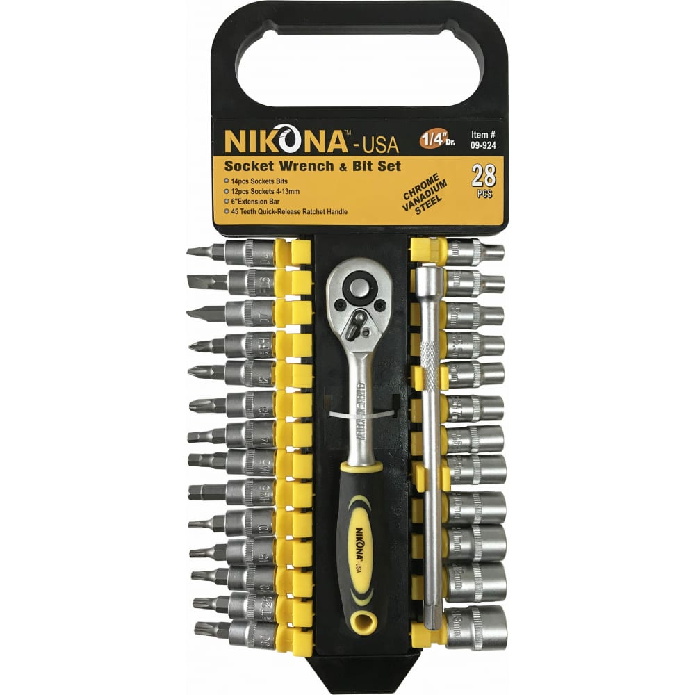 Набор торцевых головок NIKONA набор отверток для точной механики nikona