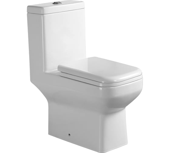 Изображение товара Унитаз моноблок напольный Stella Polar с сиденьем, Теруэль KN6130000, белый SP-00001876