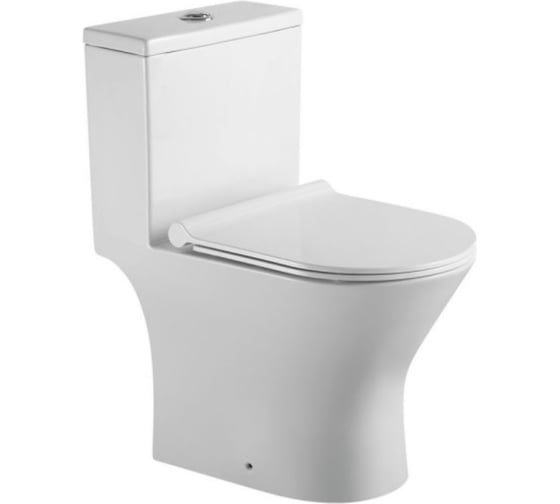 Изображение товара Унитаз моноблок напольный Stella Polar с сиденьем, Мурсия KN1197000, белый SP-00001858