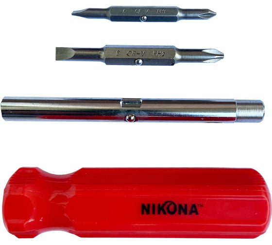 Изображение товара Отвертка со сменными насадками NIKONA 6 в 1 29-301
