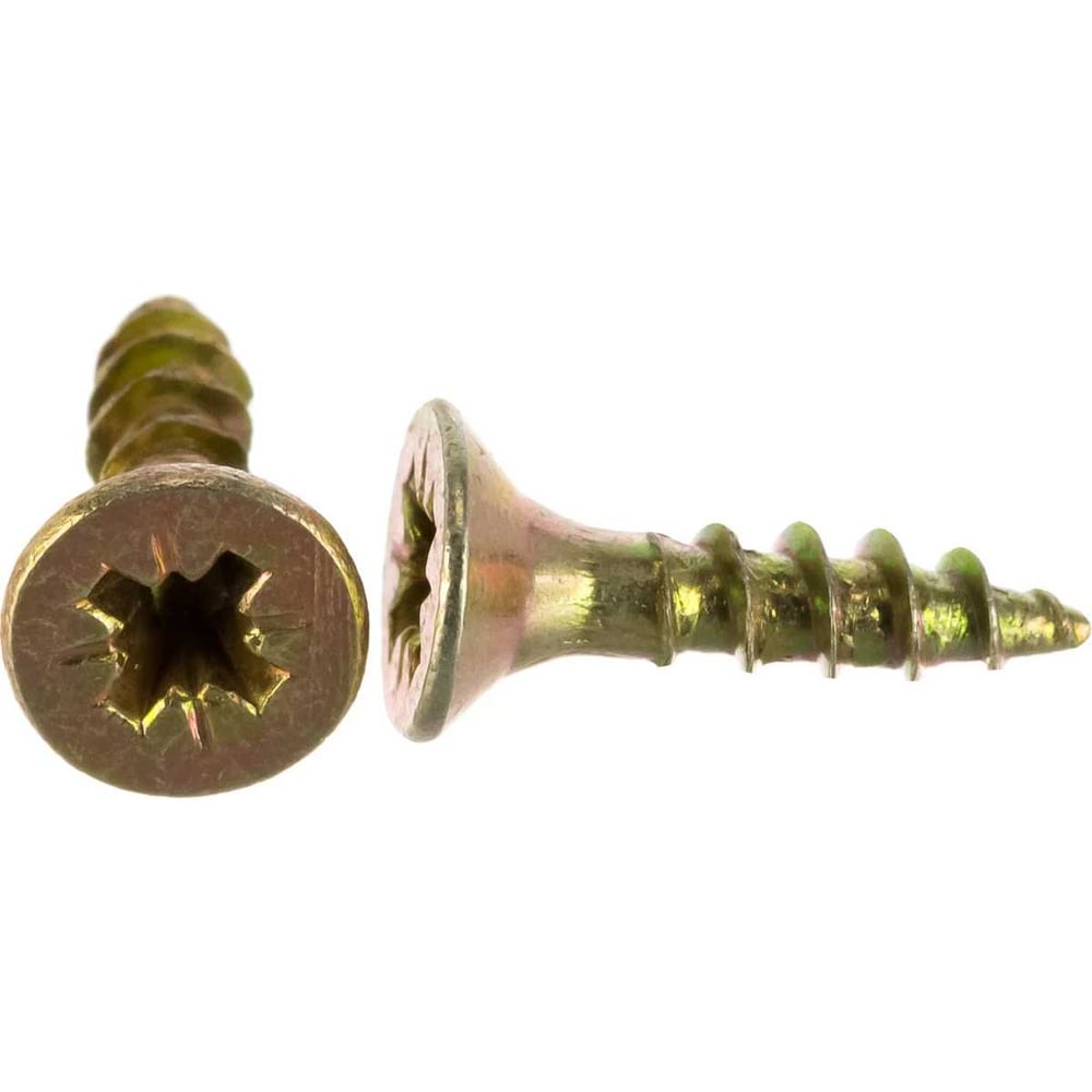 Изображение товара Саморез Госкреп ШУЖ 3 0х12, 500 шт., потайная головка, желтый цинк