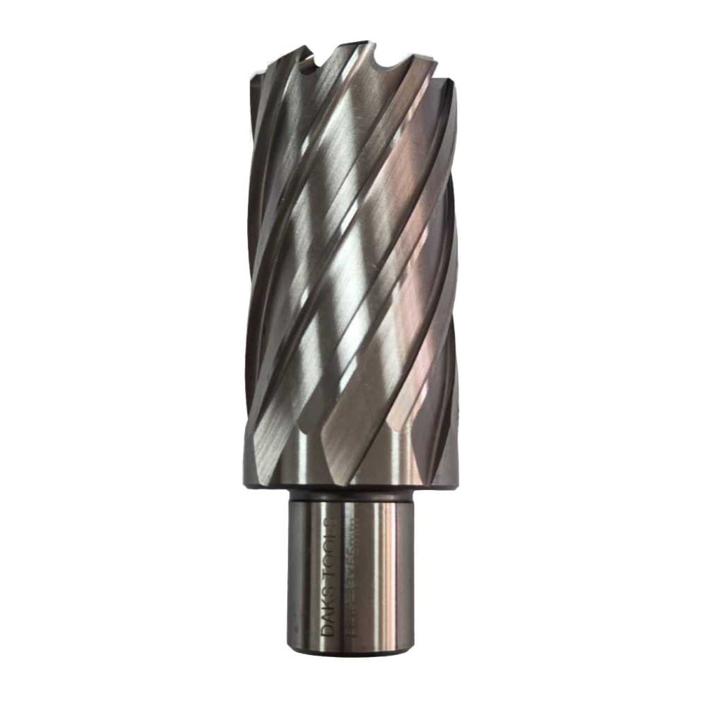 Изображение товара Сверло корончатое DAKSTOOLS 33 мм 55 мм Weldon 19 Быстрорежущая сталь