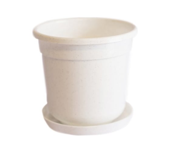 Изображение товара Горшок цветочный "кракелюр" 2,9л с поддонником кирпичный ООО "КАМЕНСКХИМВОЛОКНО" 37043