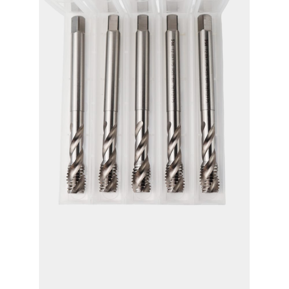 Изображение товара Метчик с винтовой канавкой РОСИНСТРУМЕНТ 5 шт М12x1,75 DIN376