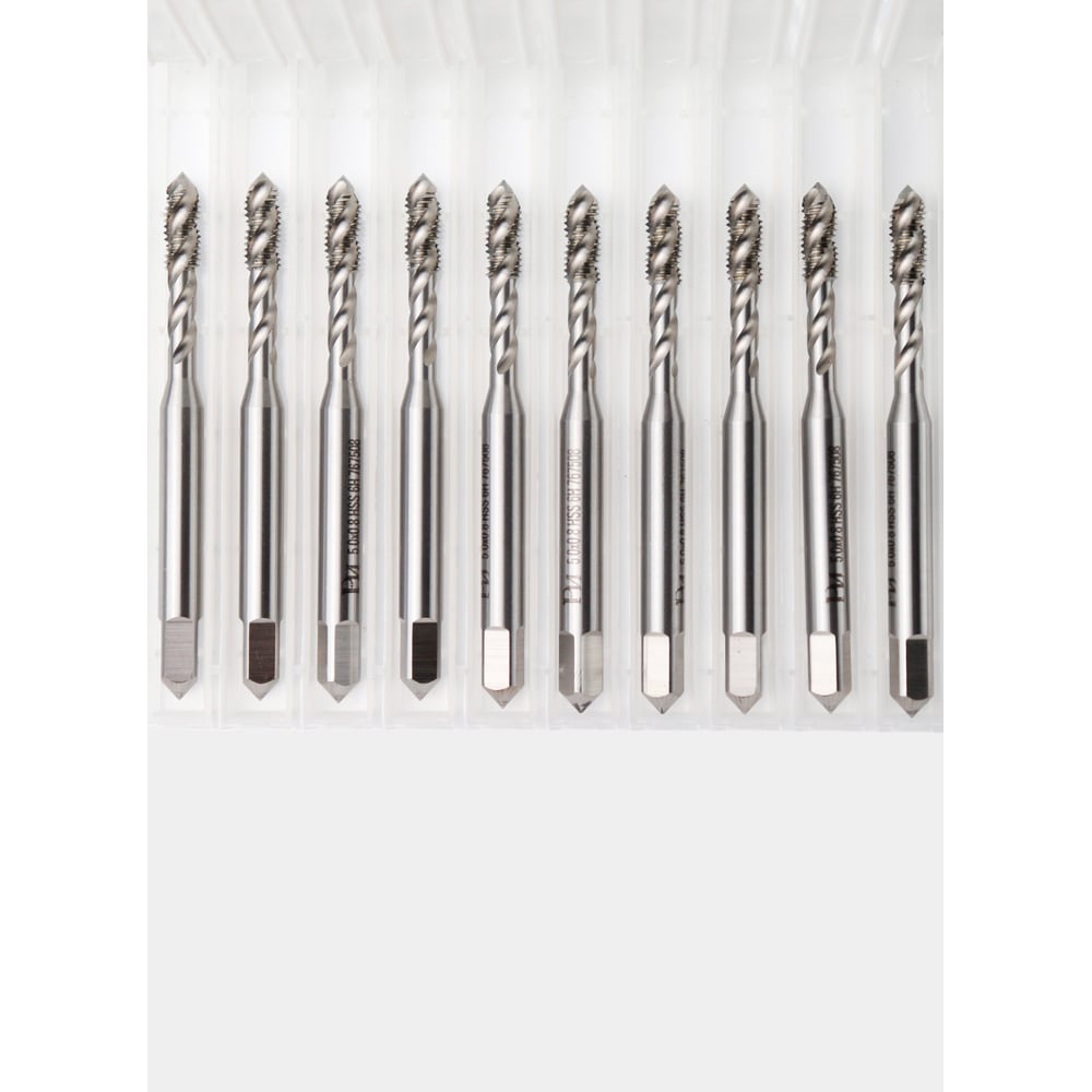 Изображение товара Метчик с винтовой канавкой М5x0,8, 10 шт, DIN 371, HSS, РосИнструмент
