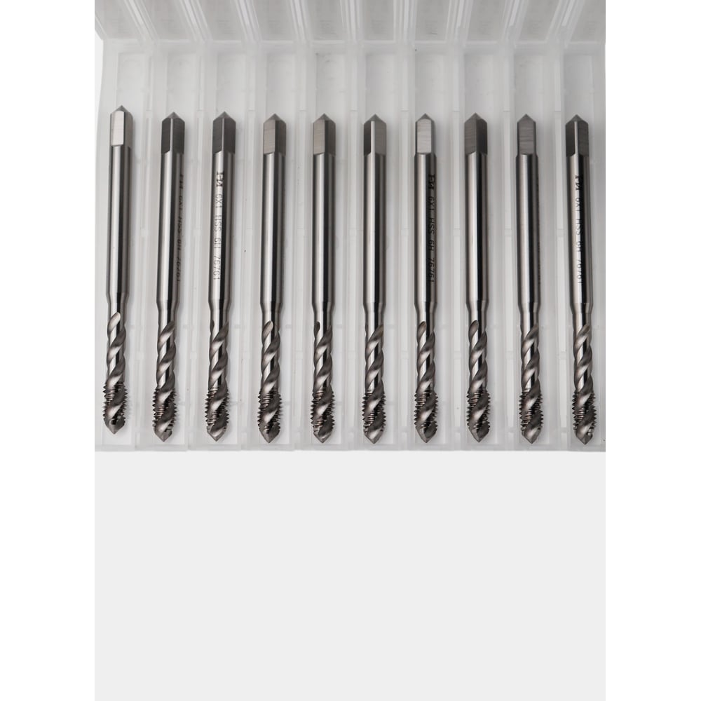 Изображение товара Метчик с винтовой канавкой РОСИНСТРУМЕНТ М6x1,0, 10 шт.