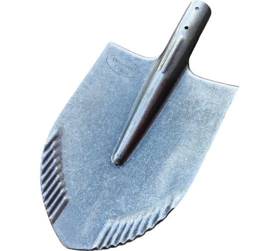 Изображение товара Лопата штыковая ООО ПК Тандем-АГРО из рельсовой стали с зубчиками на полотне лопаты, позволяющие удалять корни растений, без черенка 4670016437426