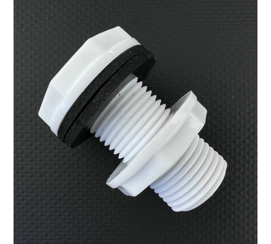 Изображение товара Переходник для врезки в бочку Профитт НР 1/2 АВS пластик 0340159-RCS