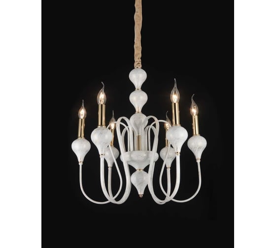 Изображение товара Подвесная люстра Мелодия Света PL1075-10 WT+GD 000067359