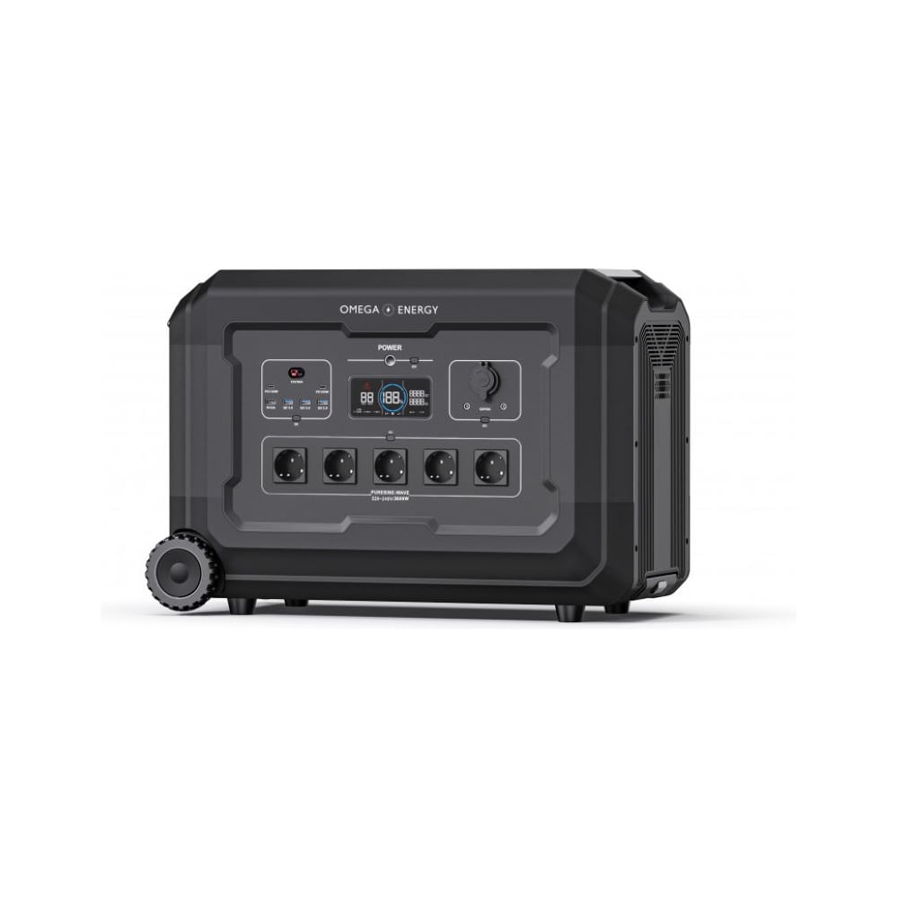 Изображение товара Портативная электростанция OMEGA ENERGY 3600 S3 мощность 3600 Вт аккумулятор LiFePo4