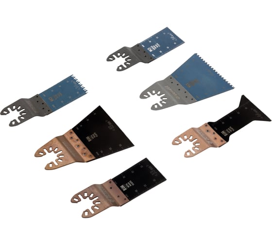 Изображение товара Набор насадок для МФИ по дереву и металлу 6 шт Denzel 782406