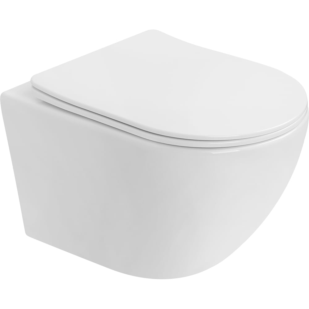 Изображение товара Подвесной унитаз Stella Polar Дения торнадо с сиденьем, белый