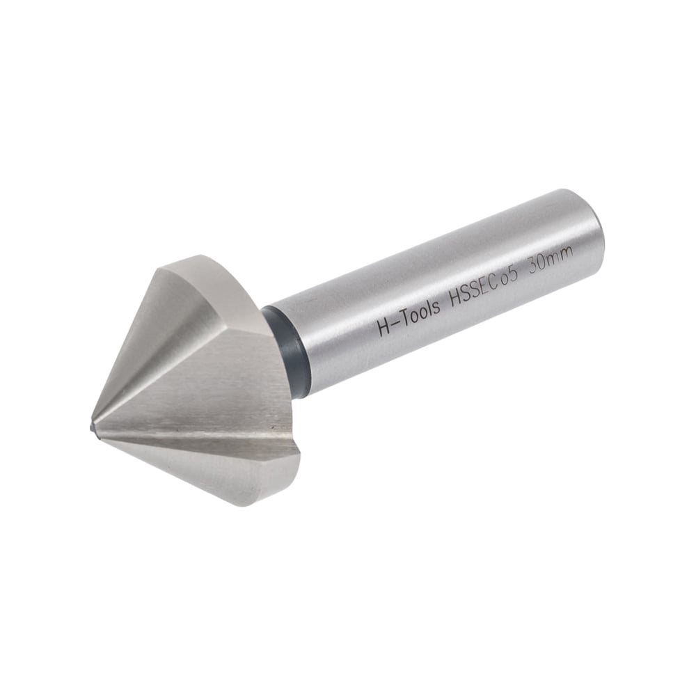 Изображение товара Зенковка H-Tools 30 мм с углом 90 градусов, из HSS-E, цилиндрический хвостовик