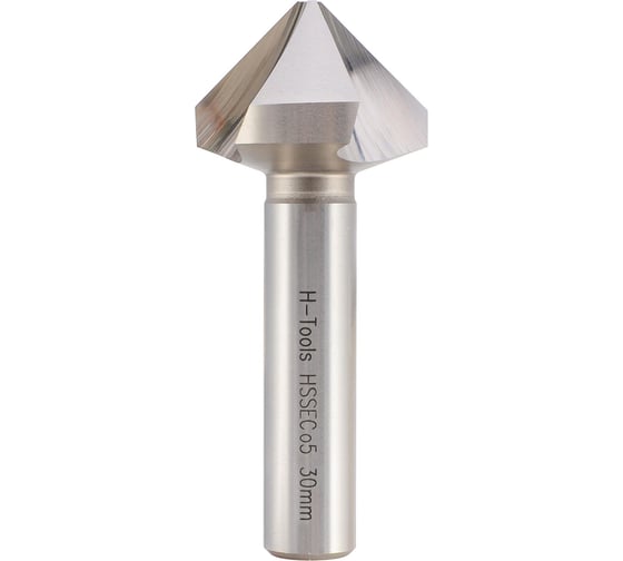 Изображение товара Зенковка H-Tools 90градусов 30.0мм HSSE-Co5 3z DIN335C L-71мм 796300EHT