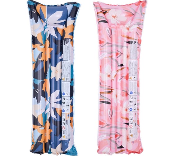 Изображение товара Матрас надувной для плавания Sunclub Цветы 174x59x18 см 33258 993181