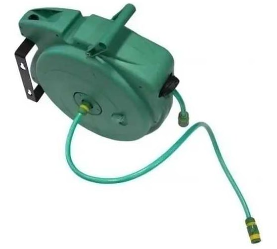 Изображение товара Катушка пластмассовая переносная WMC TOOLS с автоматической обратной перемоткой и фиксацией шланга (20 м, 16 мм, 8-16 бар, -5 + 45 градусов) WMC-TG7302001(48860)