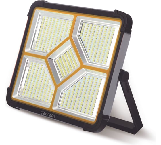 Изображение товара Прожектор Фарлайт светодиодный аккумуляторный 6700 лм 6500 К 30000 мА*ч, диммируемый, сигнальный режим FAR002467