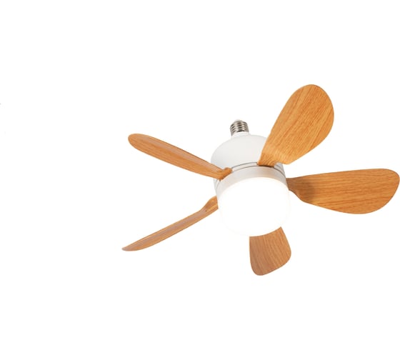 Изображение товара Вентилятор с подсветкой Фарлайт 40 Вт 3 ССТ 2700/4000/6500 K ф520 Е27 дерево с ПУ в комплекте FAR000328