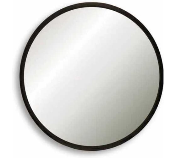 Изображение товара Зеркало MIXLINE Ренуар D400 мм, без подсветки, черное обрамление 555933