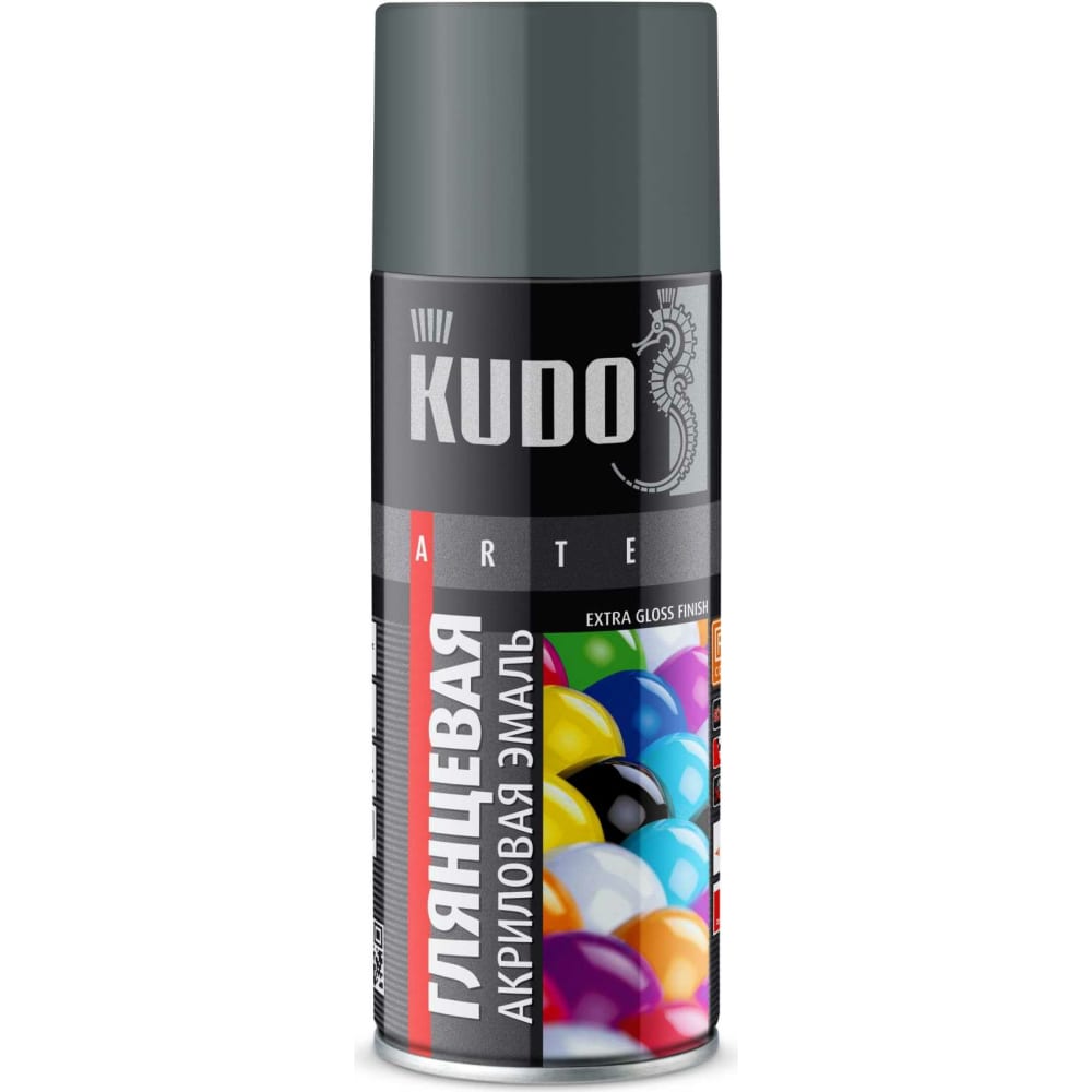Универсальная акриловая эмаль KUDO клей kudo универсальный серый однокомпонентный 280 мл шор а 40 kbk 523