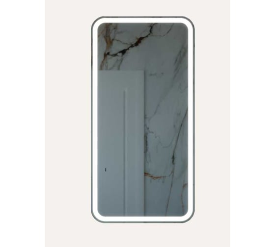 Изображение товара Зеркало MIXLINE Мальта 600x1200 мм, бесконтактный сенсор, светодиодная подсветка, горизонтальное/вертикальное, крепеж 555674