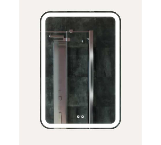 Изображение товара Зеркало MIXLINE Мальта-VOICE 550x800 мм, сенсорный выключатель, управление голосом, подогрев 555676
