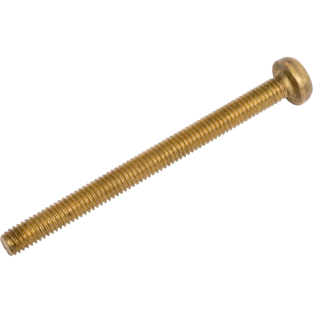 Изображение товара Винт Metiz-A2 DIN 7985 M4x50 мм латунь 10 шт