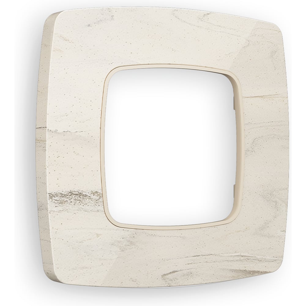 Изображение товара Рамка на 1 пост Ambrella Volt OMEGA Opera OF940601 серый/бежевый