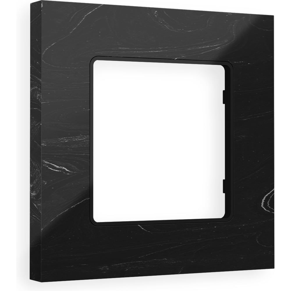Изображение товара Рамка на 1 пост Ambrella Volt ALFA Grand AF930701 из мрамор акрилового черного цвета