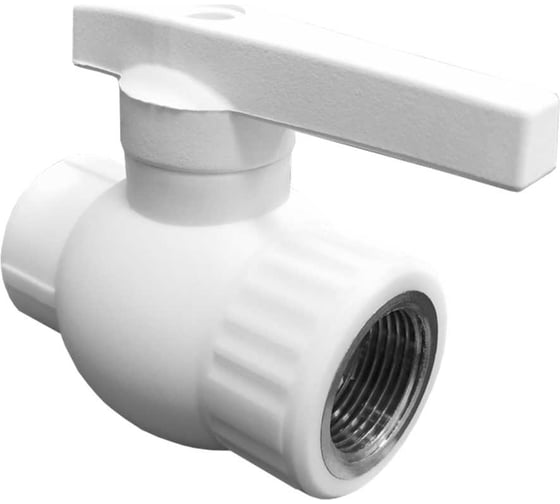 Изображение товара Кран шаровой комбинированный Valfex ВР 20x1/2 (60/15) БЕЛЫЙ ВАЛФ-РУС 10142012