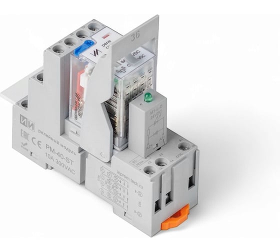 Изображение товара Промежуточное реле Инпром Инновации PR-42-024-4С, 24В с модулем в сборе rpm10920
