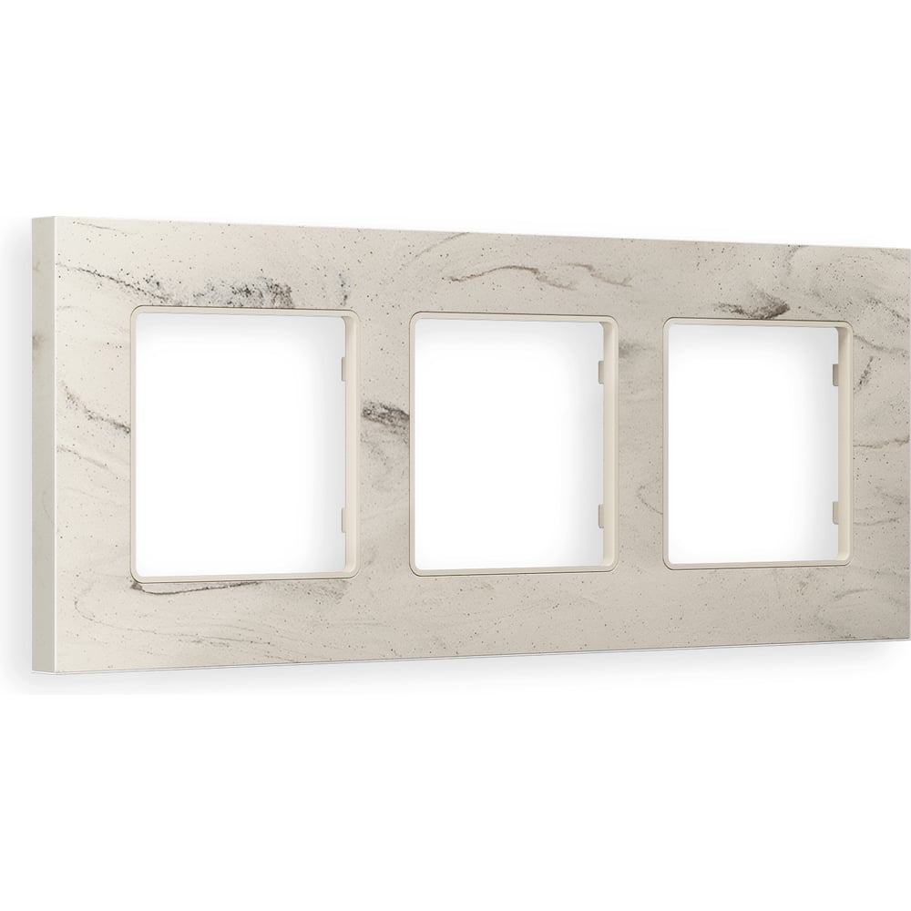 Изображение товара Рамка на 3 поста Ambrella Volt ALFA Grand AF930603 для электропроводки