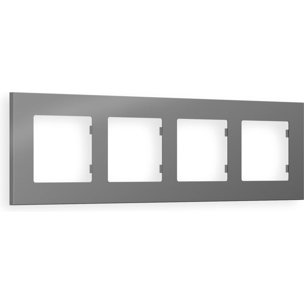 Изображение товара Рамка на 4 поста Ambrella Volt ALFA Qubi AF250504 сталь матовая IP20