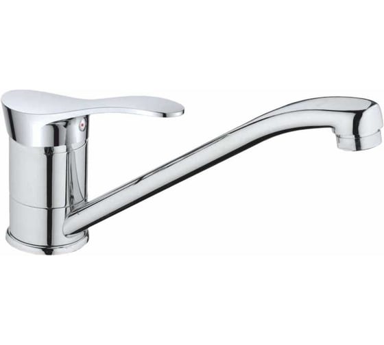 Изображение товара Смеситель для кухни (мойки) INGROSSO 499-214 Nicolo, гусак 20см, картридж 35мм, гайка УТ-00042464