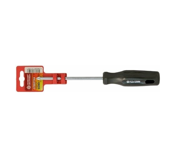 Изображение товара Крестовая отвертка Волжский инструмент PH№1х100 черная ручка 5705040