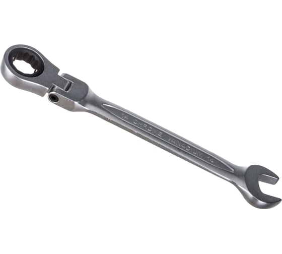 Изображение товара Комбинированный ключ HOEGERT TECHNIK шарнирный с трещоткой 14 мм, 72T, сталь CrV HT1R054