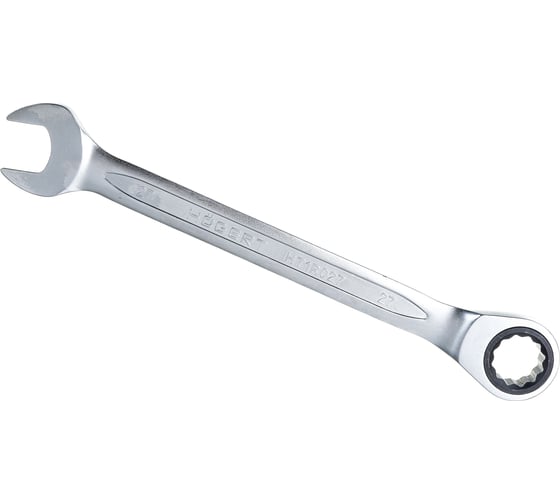 Изображение товара Комбинированный ключ HOEGERT TECHNIK трещоточный 27 мм, 72T, сталь CrV HT1R027