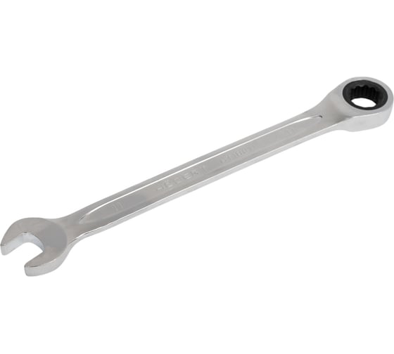 Изображение товара Комбинированный ключ HOEGERT TECHNIK трещоточный 11 мм, 72T, сталь CrV HT1R011